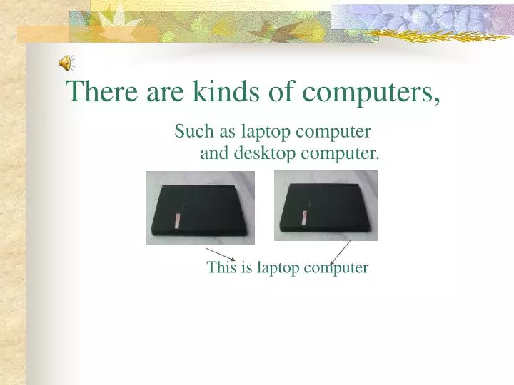 there are kinds of computers