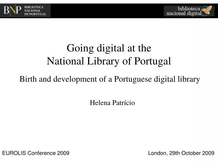 going digital at the national library of portugal