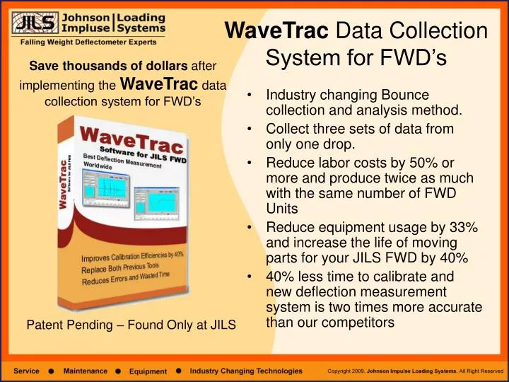 wavetrac data collection system for fwd s