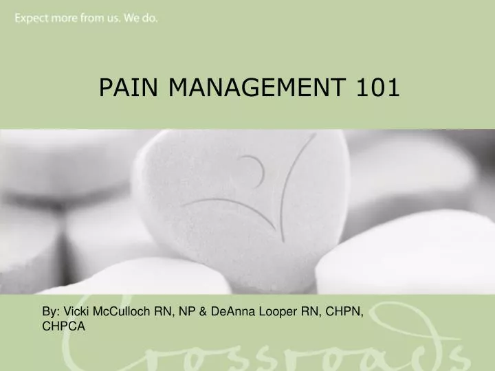 pain management 101