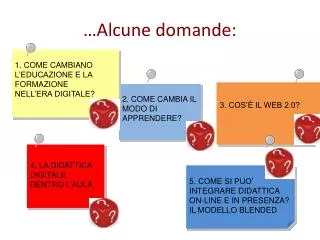 alcune domande