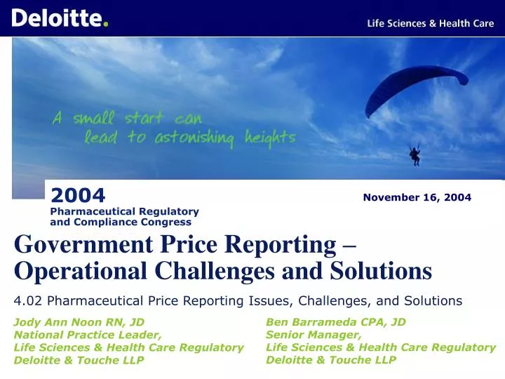 government price reporting operational challenges and solutions