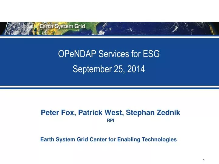 opendap services for esg september 25 2014