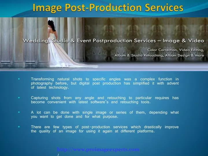 image post production services