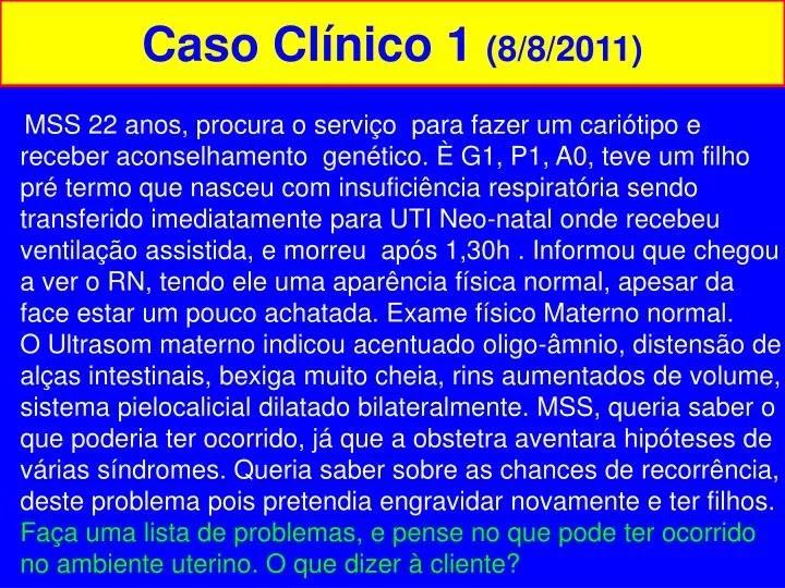 caso cl nico 1 8 8 2011