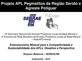 projeto apl pegmatitos da regi o serid e agreste potiguar