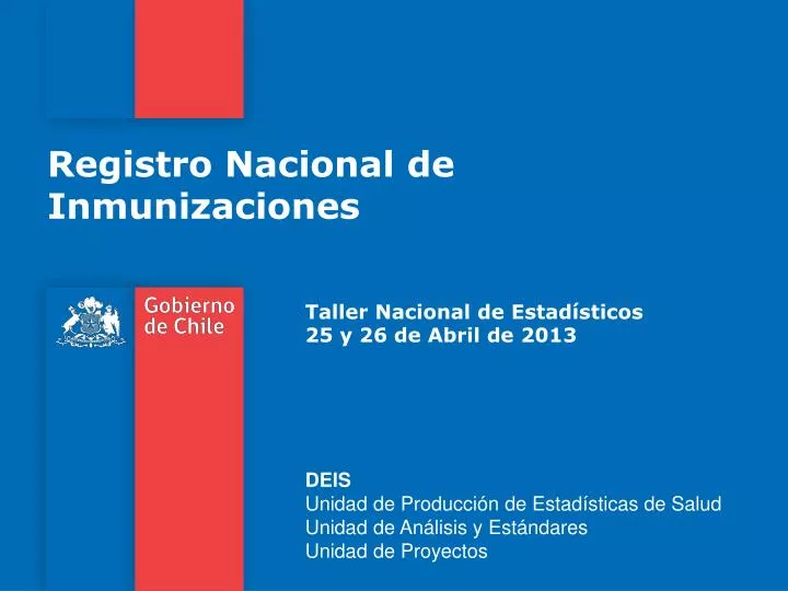 registro nacional de inmunizaciones