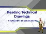 Reading Technical Drawings - slide 1