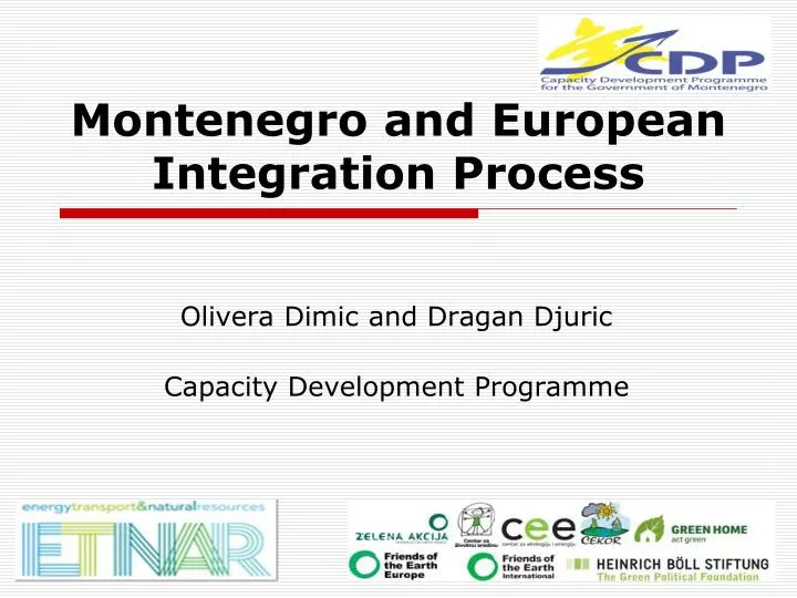 montenegro and european integration process