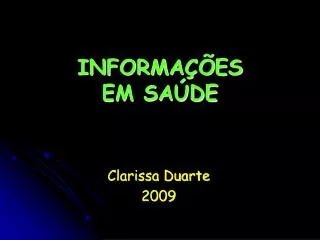 informa es em sa de