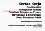 Kelompok Kerja Nasional Pengkajian Perda Kerjasama - slide 1