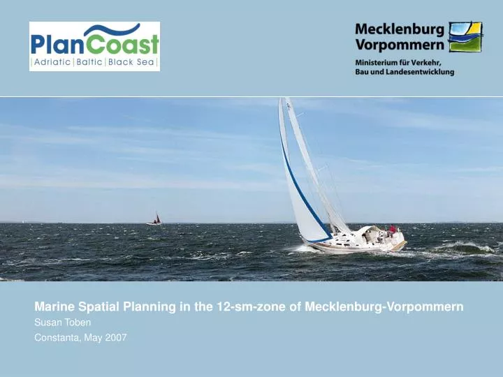 marine spatial planning in the 12 sm zone of mecklenburg vorpommern