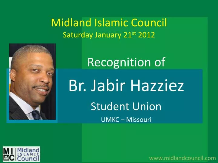 midland islamic council saturday january 21 st 2012