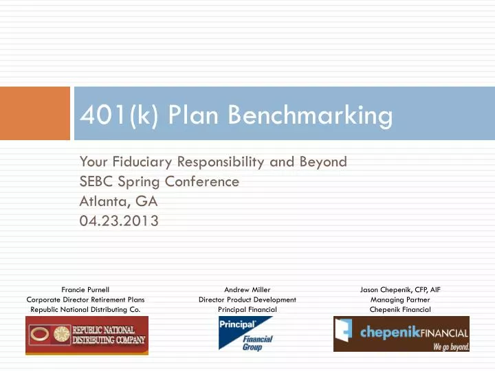 401 k plan benchmarking