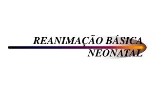 reanima o b sica neonatal