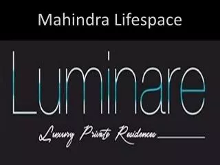 Mahindra Luminare Gurgaon