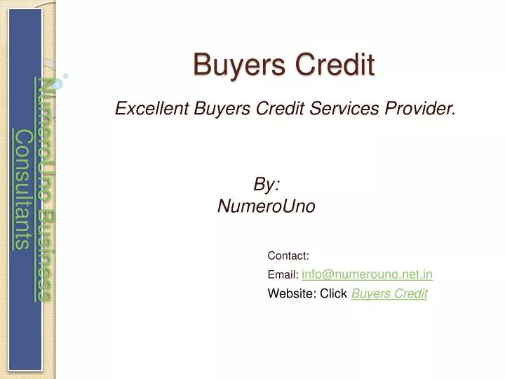 buyers credit