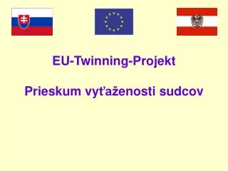 eu twinning projekt prieskum vy a enosti sudcov