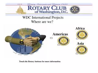 WDC International Projects