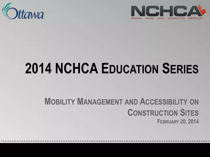2014 nchca education series