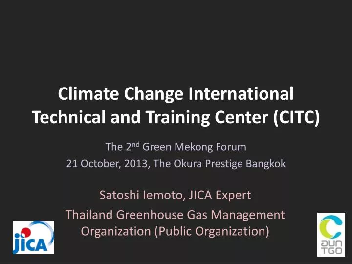 climate change international technical and training center citc