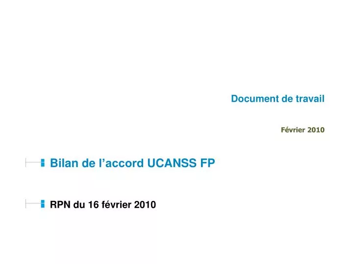 bilan de l accord ucanss fp