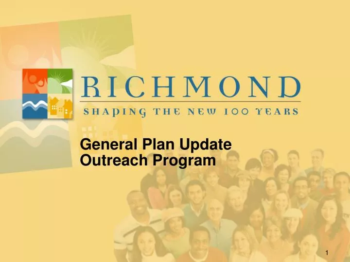 general plan update outreach program