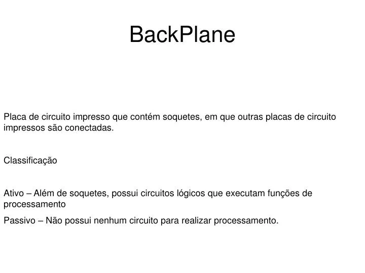 backplane