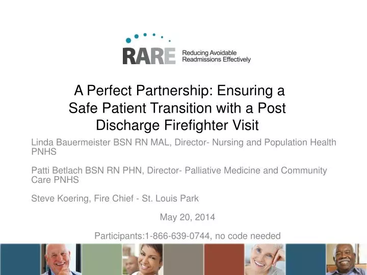 a perfect partnership ensuring a safe patient transition with a post discharge firefighter visit
