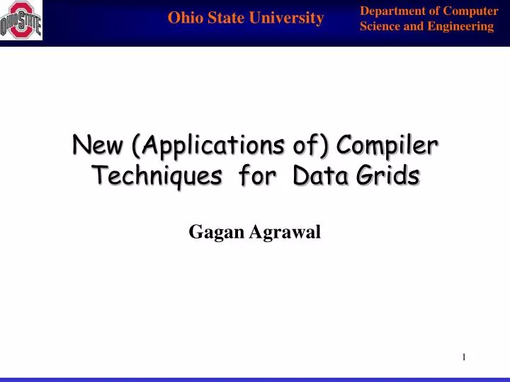 new applications of compiler techniques for data grids