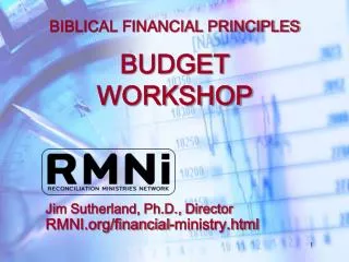 BUDGET WORKSHOP