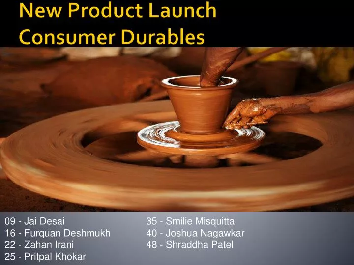 new product launch consumer durables