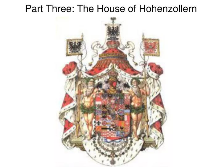 part three the house of hohenzollern