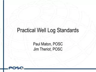 Practical Well Log Standards