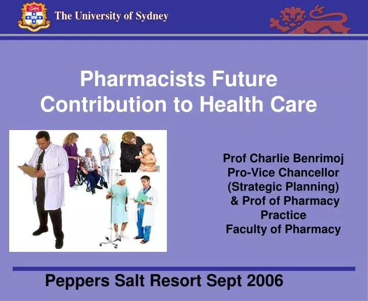 pharmacists future contribution to health care