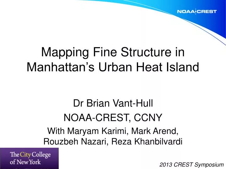 mapping fine structure in manhattan s urban heat island