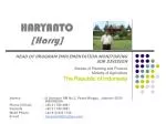 HARYANTO [Harry] - slide 1