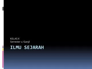 kelas x semester 1 ganjil