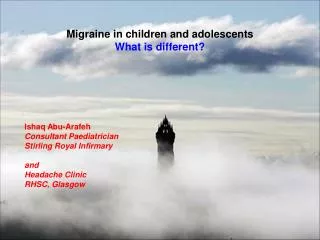 Migraine in children and adolescents What is different?