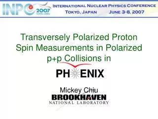 transversely polarized proton spin measurements in polarized p p collisions in