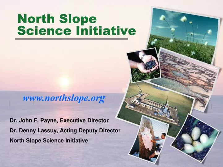 north slope science initiative