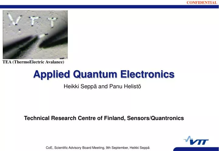 applied quantum electronics