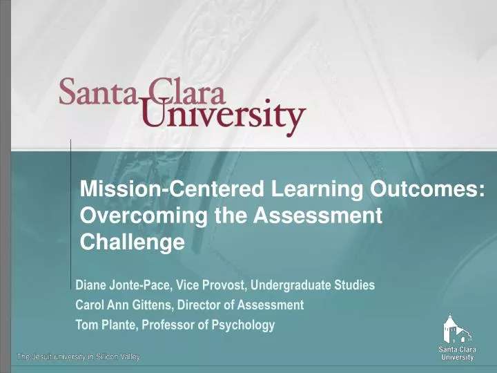 mission centered learning outcomes overcoming the assessment challenge
