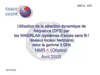 nmr 1 ottawa avril 2003