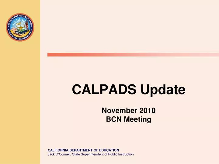 calpads update november 2010 bcn meeting