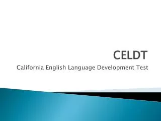 celdt