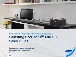 Samsung SecuThru TM Lite 1.0 Sales Guide