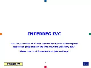 INTERREG IVC