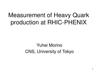 Measurement of Heavy Quark production at RHIC-PHENIX