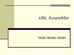 x86, Assembler - slide 1